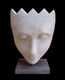 Harle-Queen by Jilly Sutton, Sculpture, Limestone