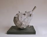 'Pear with Cloves' by Jilly Sutton ARBS, Sculpture