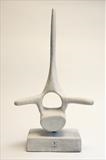'Whale Vertebra] by Jilly Sutton, Sculpture, wood, aluminium plinth